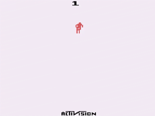 Skiing title screen for Atari 2600